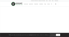 Desktop Screenshot of knight-fencing.co.uk